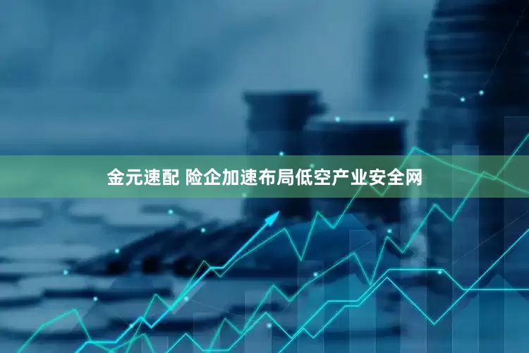 金元速配 险企加速布局低空产业安全网