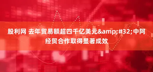 股利网 去年贸易额超四千亿美元&#32;中阿经贸合作取得显著成效